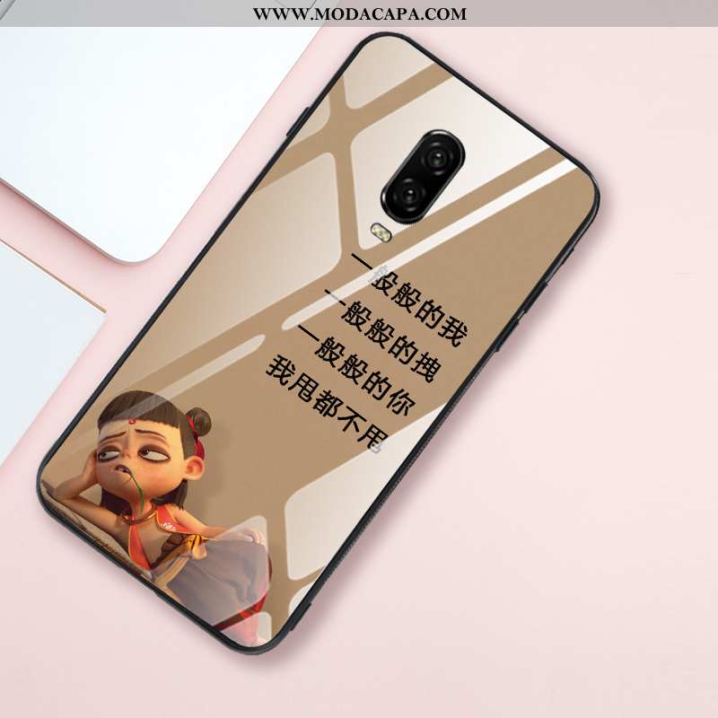 Capa Oneplus 6t Criativas Silicone Antiqueda Caqui Malha Cases Completa Online