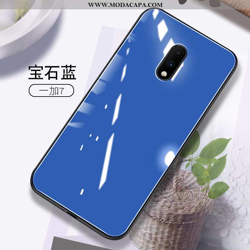 Capas Oneplus 7 Protetoras Vidro Antiqueda Verde Malha Criativas Completa Venda