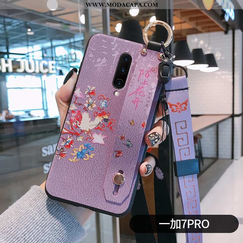 Capas Oneplus 7 Pro Slim Novas Simples Soft Super Cases Florais Online