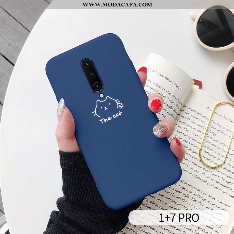 Capa Oneplus 7 Pro Desenho Animado Telemóvel Casal Personalizada Cases Antiqueda Completa Barato