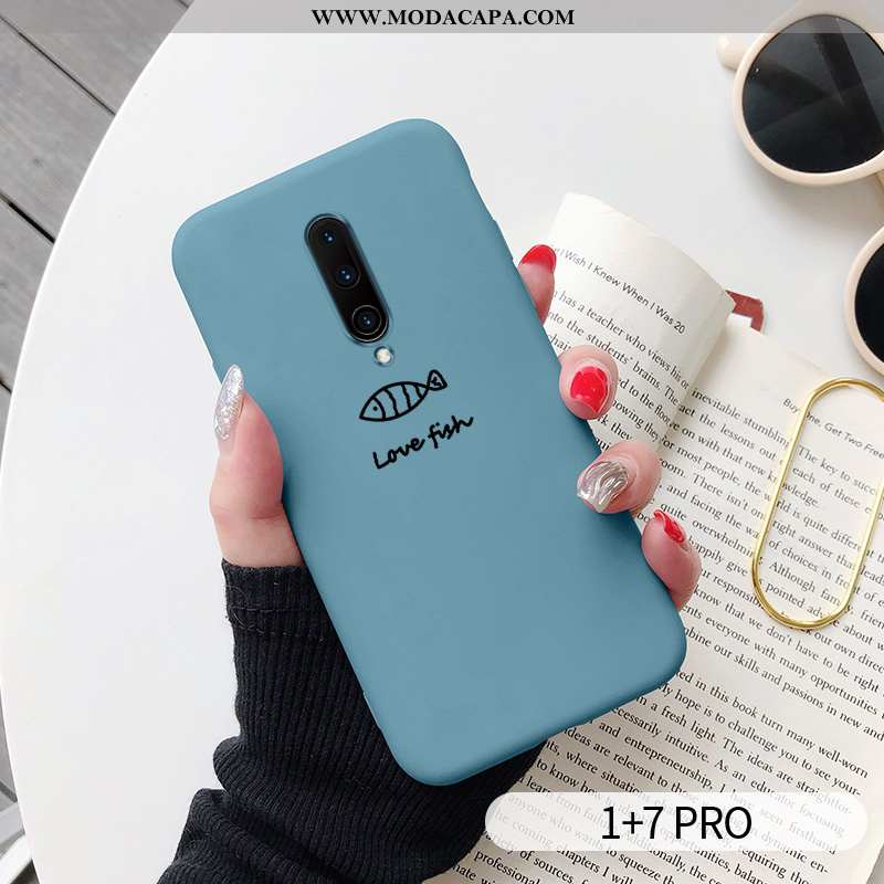 Capa Oneplus 7 Pro Desenho Animado Telemóvel Casal Personalizada Cases Antiqueda Completa Barato