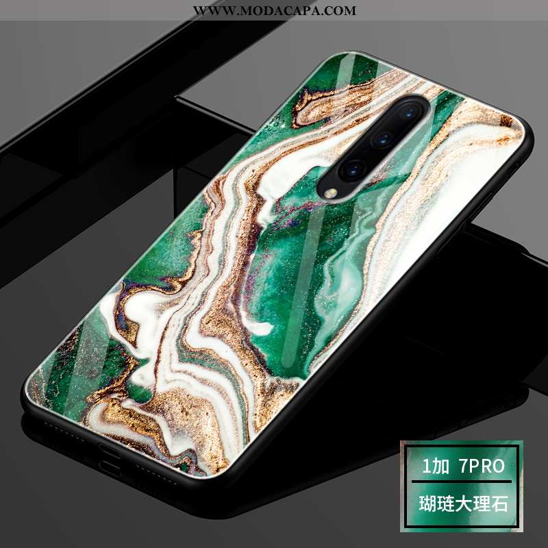 Capa Oneplus 7 Pro Silicone Capas Cases Personalizado Vidro Verde Estiloso Comprar