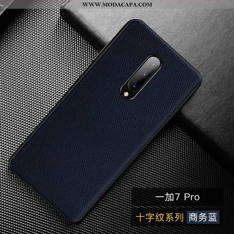 Capa Oneplus 7 Pro Couro Genuíno Layer Capas Couro Vaca Business Cases Venda