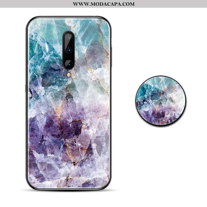 Capa Oneplus 7 Pro Slim Marmore Telemóvel Frente Vidro Criativas Cases Barato