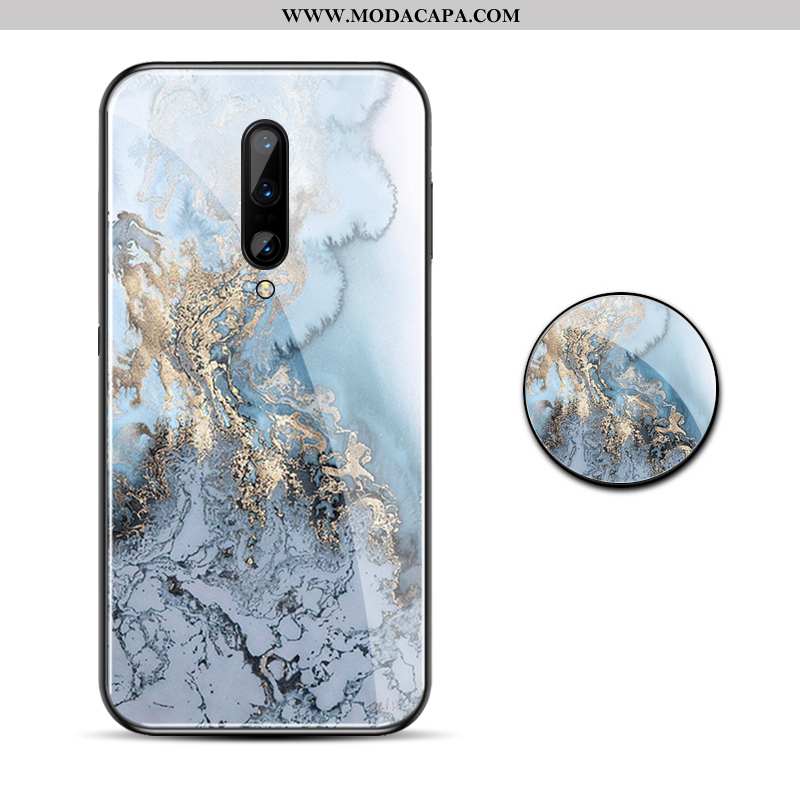 Capa Oneplus 7 Pro Slim Marmore Telemóvel Frente Vidro Criativas Cases Barato