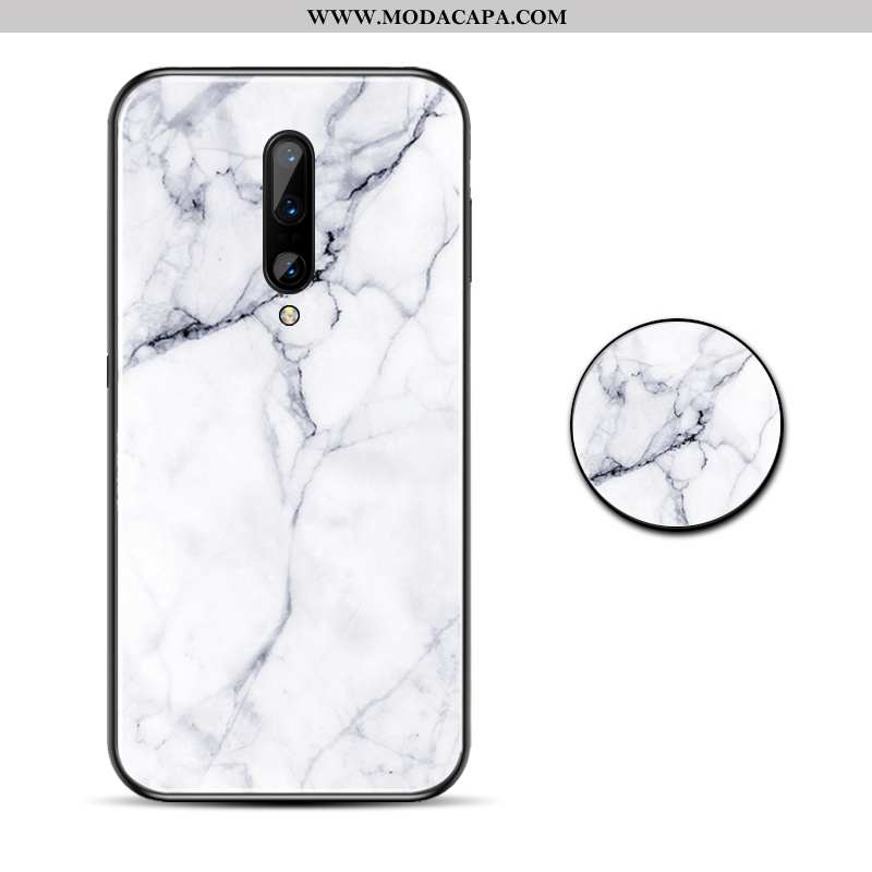 Capa Oneplus 7 Pro Slim Marmore Telemóvel Frente Vidro Criativas Cases Barato