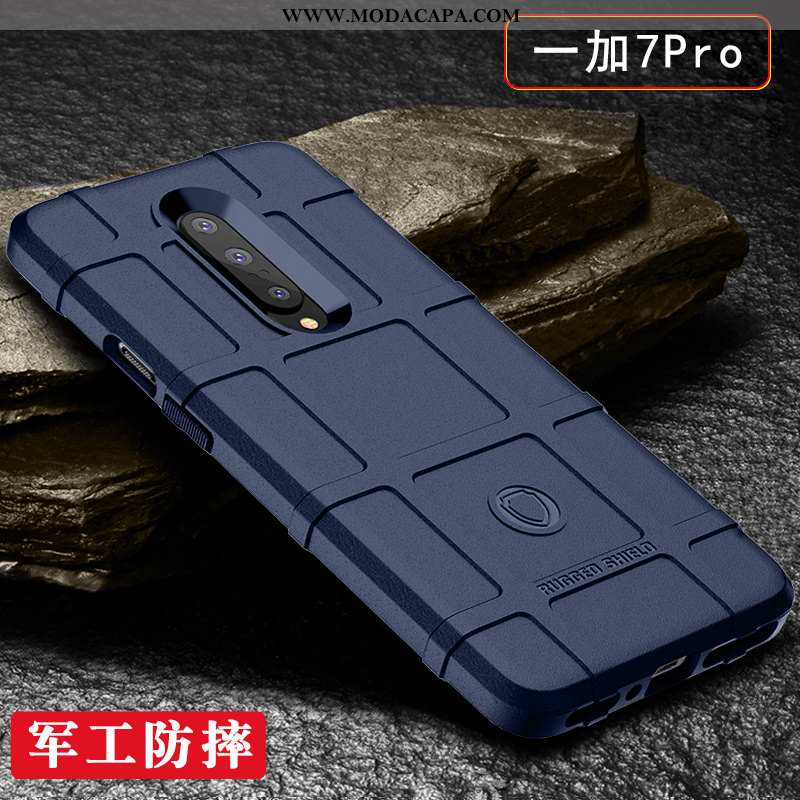 Capas Oneplus 7 Pro Protetoras Antiqueda Prata Criativas Cases Malha Completa Online