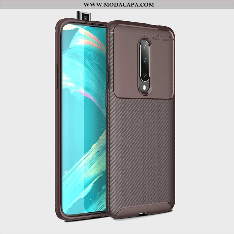 Capas Oneplus 7 Pro Criativas Cases Completa Malha Silicone Caqui Personalizada Venda