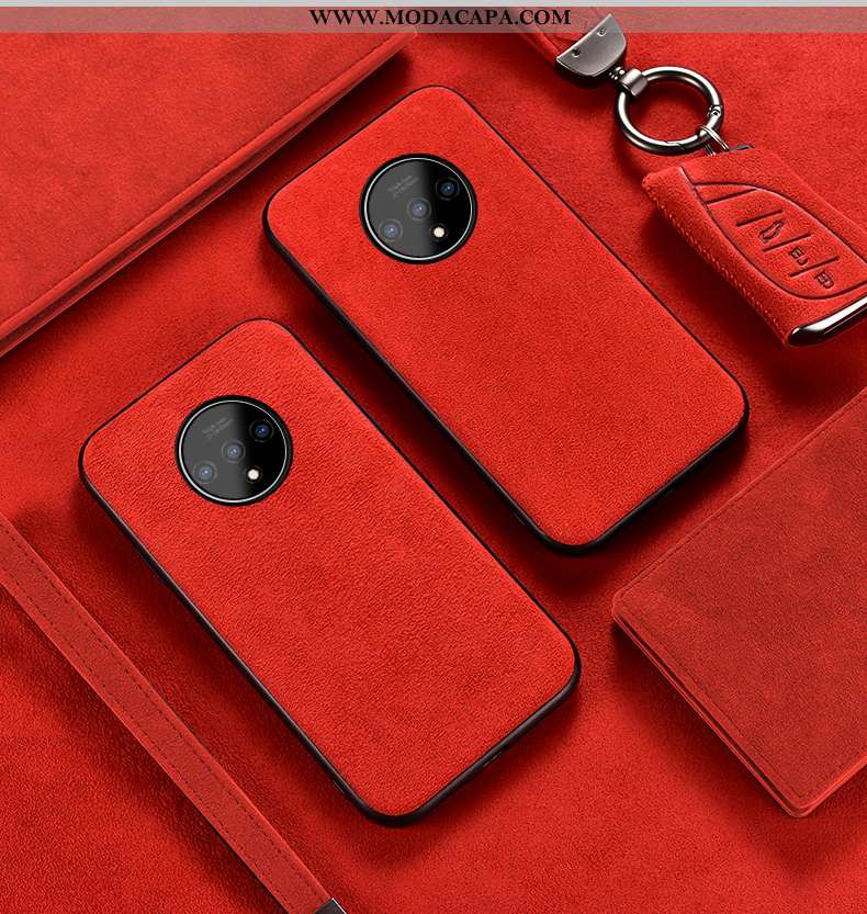 Capas Oneplus 7t Pele Silicone Tendencia Luxo Completa Antiderrapante Cases Venda