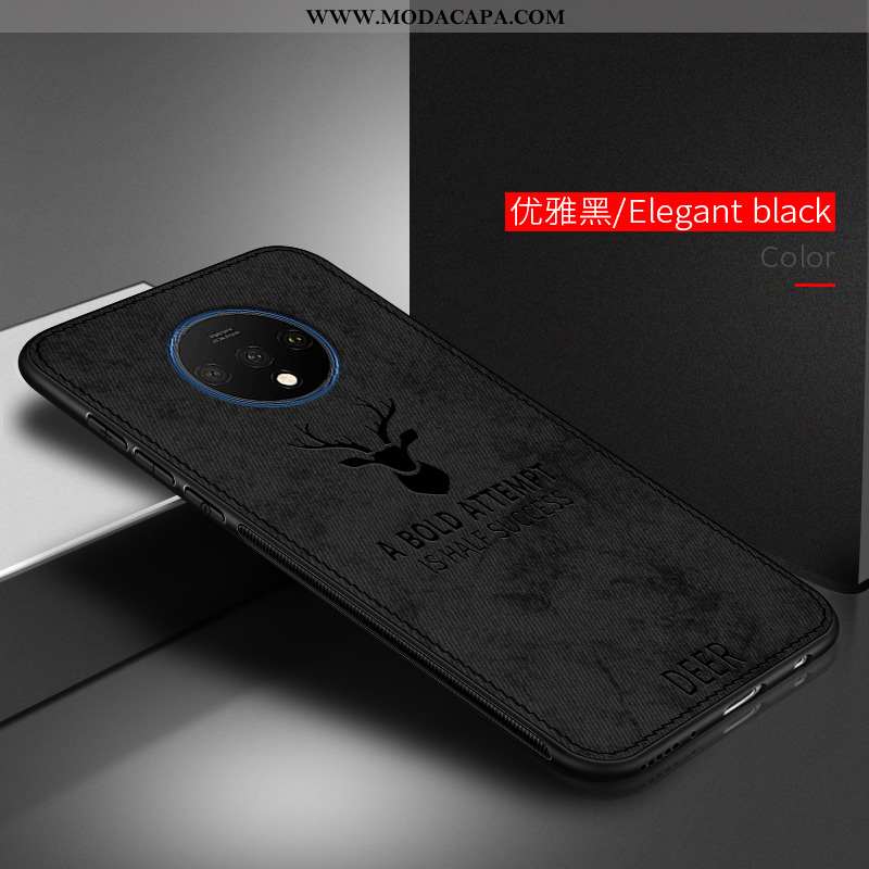 Capas Oneplus 7t Moda Fosco Super Personalizada Malha Cinza Antiqueda Baratas