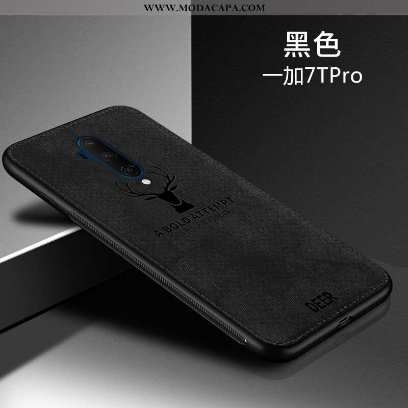 Capas Oneplus 7t Pro Silicone Soft Antiqueda Protetoras Tecido Personalizada Barato