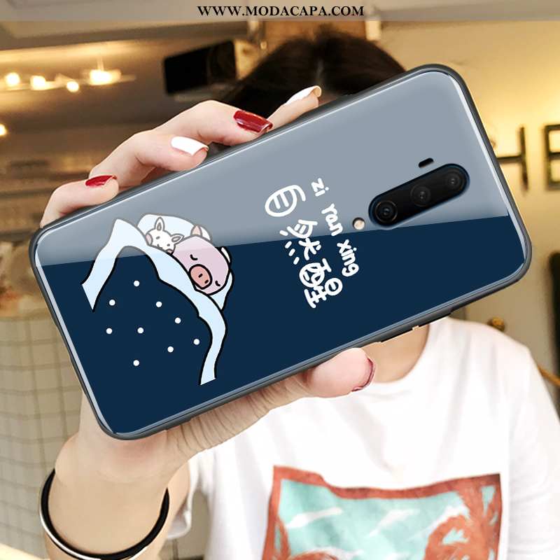 Capa Oneplus 7t Pro Vidro Criativas Soft Personalizada Silicone Tendencia Slim Barato