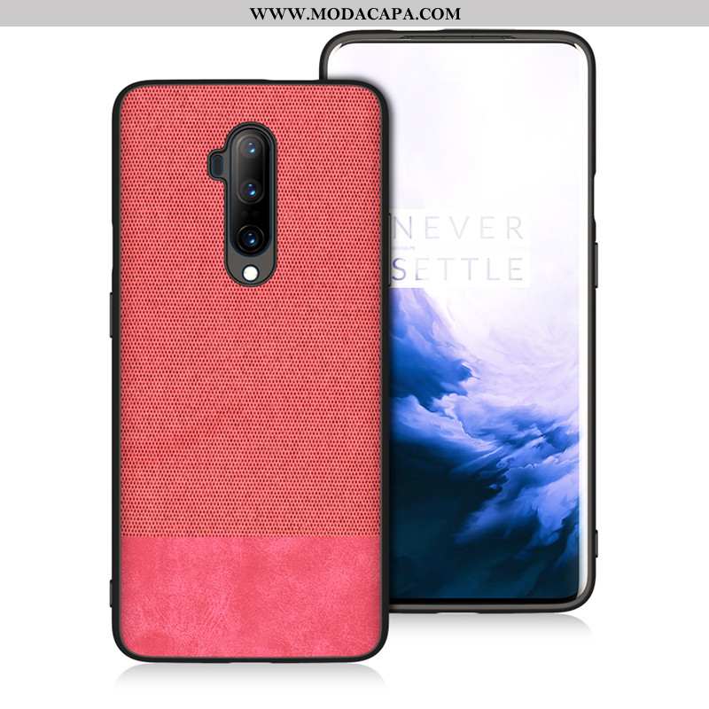 Capas Oneplus 7t Pro Soft Tecido Completa Tendencia Azul Escuro Protetoras Baratos