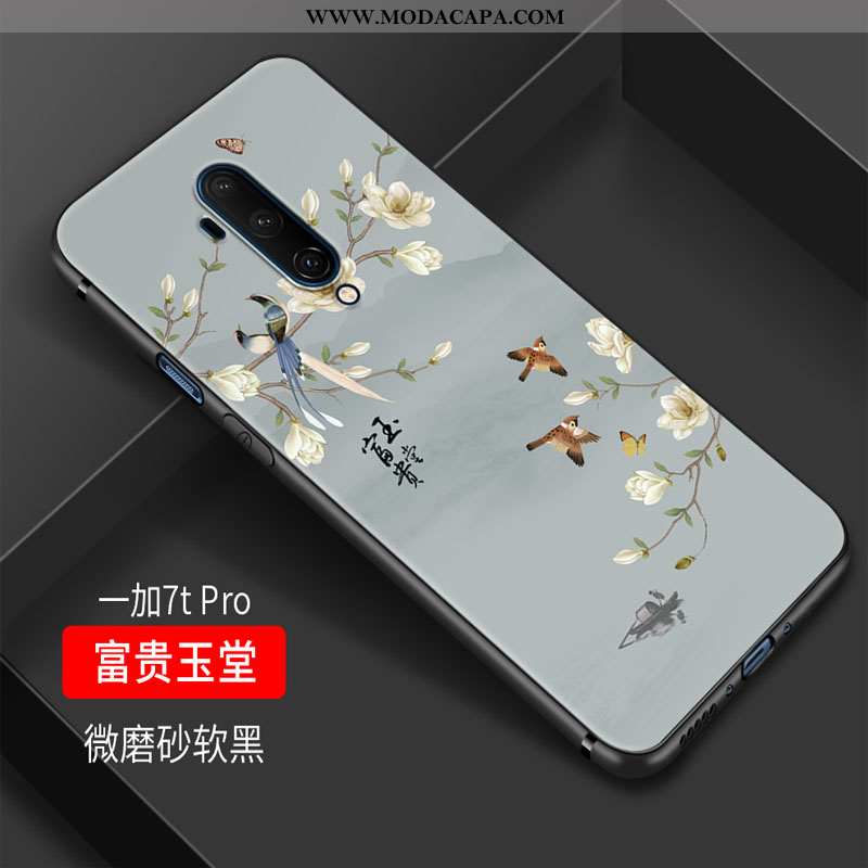 Capas Oneplus 7t Pro Tendencia Telinha Florais Protetoras Midi Cases Grande Baratas