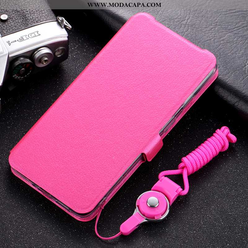 Capa Oneplus 7t Pro Protetoras Completa Rosa Personalizado Tendencia Couro Antiqueda Promoção