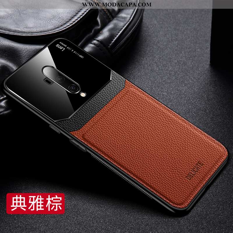 Capas Oneplus 7t Pro Fosco Slim Azul Escuro Cases Completa Resistente Soft Comprar