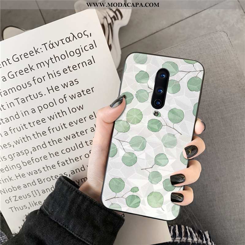 Capas Oneplus 8 Telemóvel Crisântemo Verão Quadriculada Diamante Verde Venda