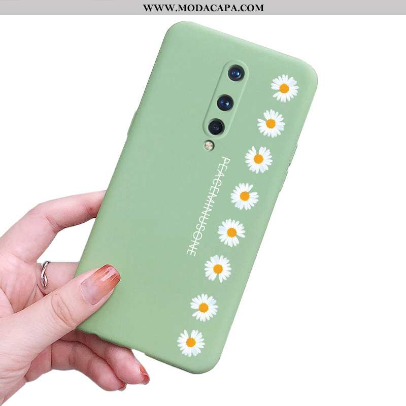 Capa Oneplus 8 Personalizada Tendencia Criativas Super Malha Silicone Crisântemo Barato