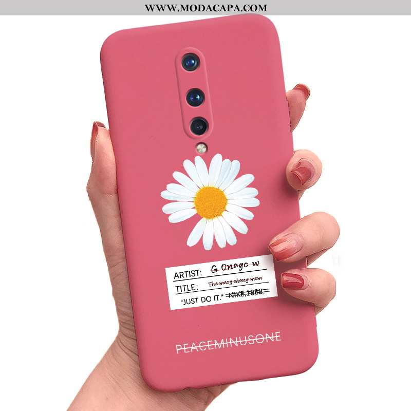 Capa Oneplus 8 Personalizada Tendencia Criativas Super Malha Silicone Crisântemo Barato