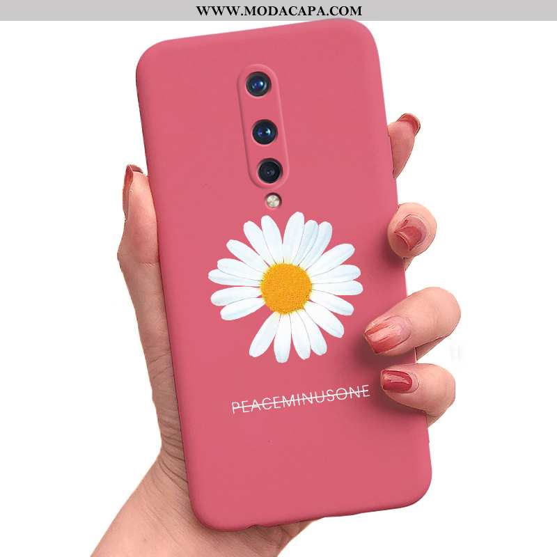 Capa Oneplus 8 Personalizada Tendencia Criativas Super Malha Silicone Crisântemo Barato