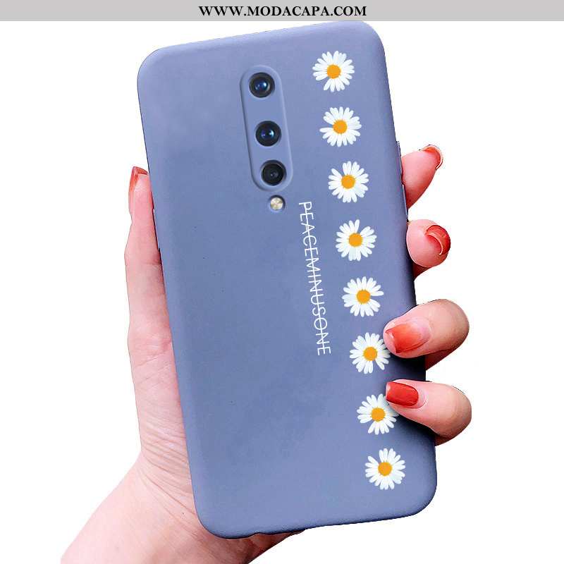 Capa Oneplus 8 Personalizada Tendencia Criativas Super Malha Silicone Crisântemo Barato