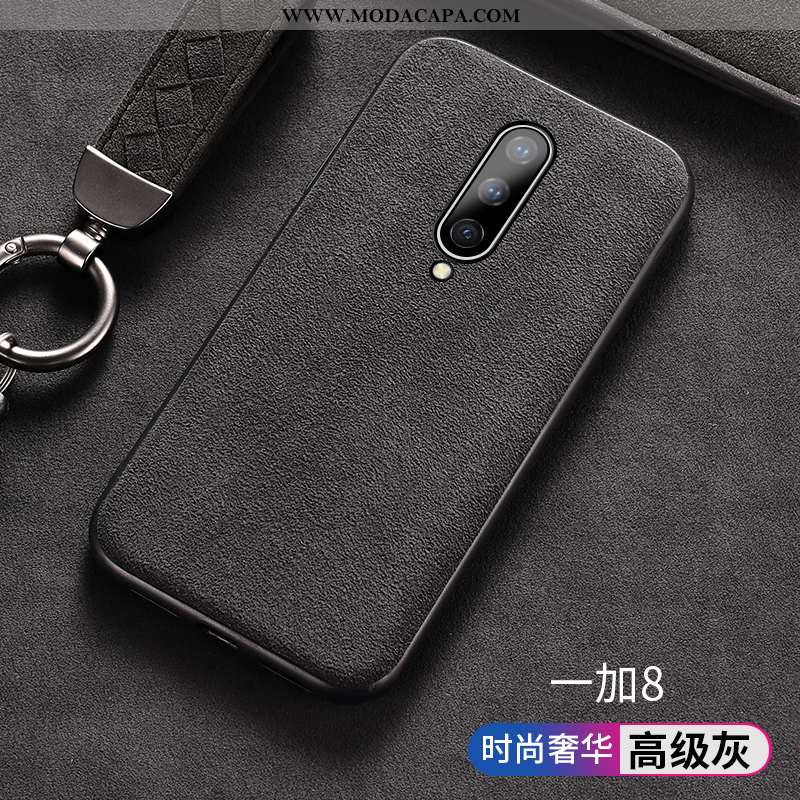 Capas Oneplus 8 Casaco De Pele Tendencia Protetoras Telemóvel Personalizado Vermelho Completa Promoç