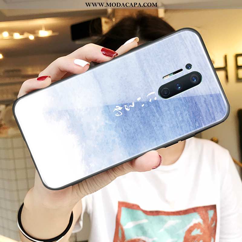 Capa Oneplus 8 Pro Bonitos Malha Slim Silicone Personalizado Casal Vermelho Promoção