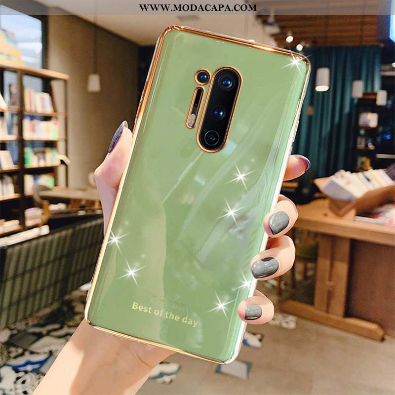 Capas Oneplus 8 Pro Protetoras De Grau Criativas Soft Luxo Cinza Verde Barato