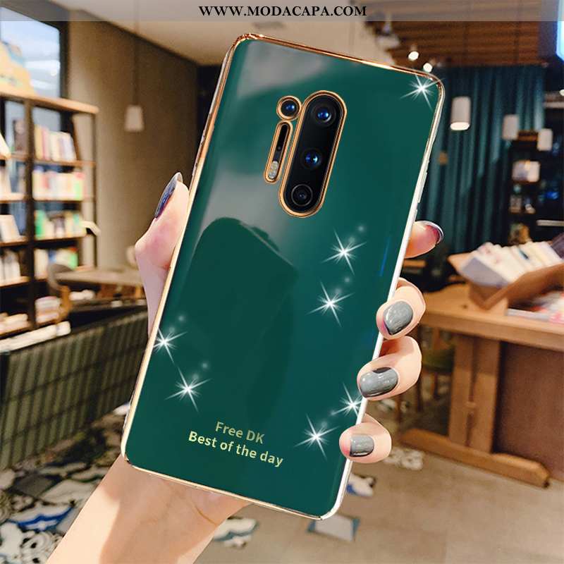 Capas Oneplus 8 Pro Protetoras De Grau Criativas Soft Luxo Cinza Verde Barato