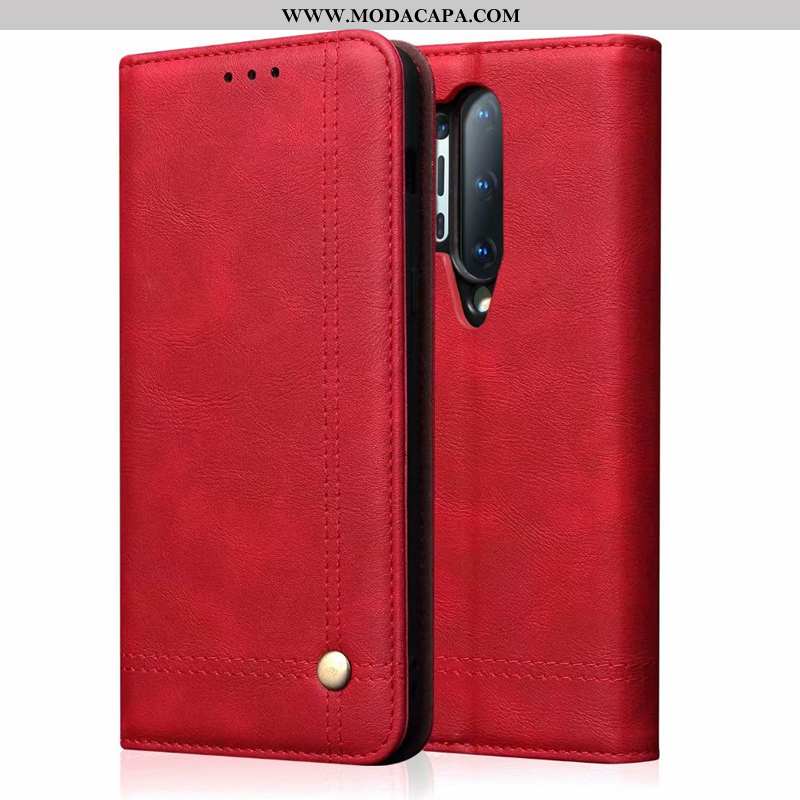 Capas Oneplus 8 Pro Personalizado Telemóvel Luxo Protetoras Vermelho Antiqueda Online