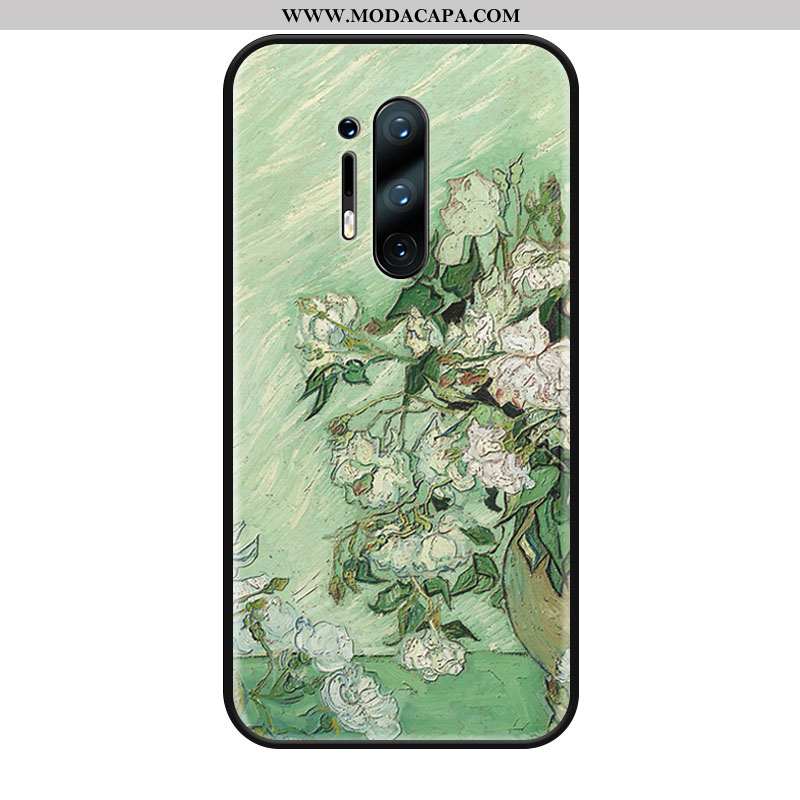 Capa Oneplus 8 Pro Protetoras Estilosas Branca Verde Tendencia Novas Pequena Baratos