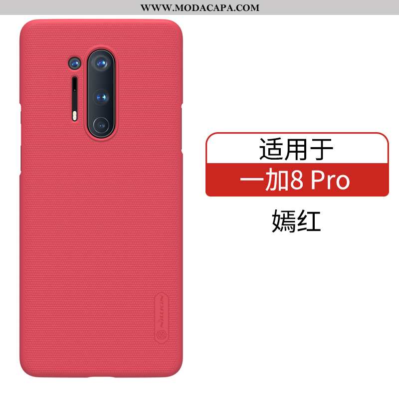 Capas Oneplus 8 Pro Fosco Azul Escuro Telemóvel Cases Resistente Protetoras Promoção