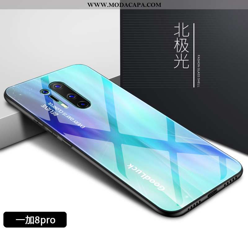 Capas Oneplus 8 Pro Criativas Completa Antiqueda Novas Vidro Pintado Gradiente Baratos