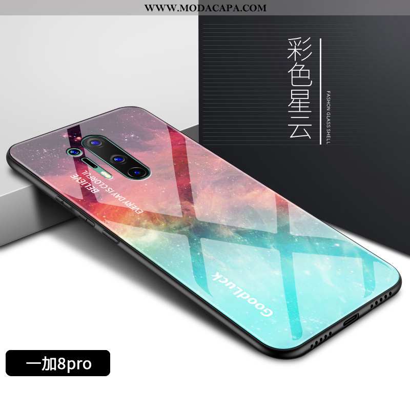 Capas Oneplus 8 Pro Criativas Completa Antiqueda Novas Vidro Pintado Gradiente Baratos