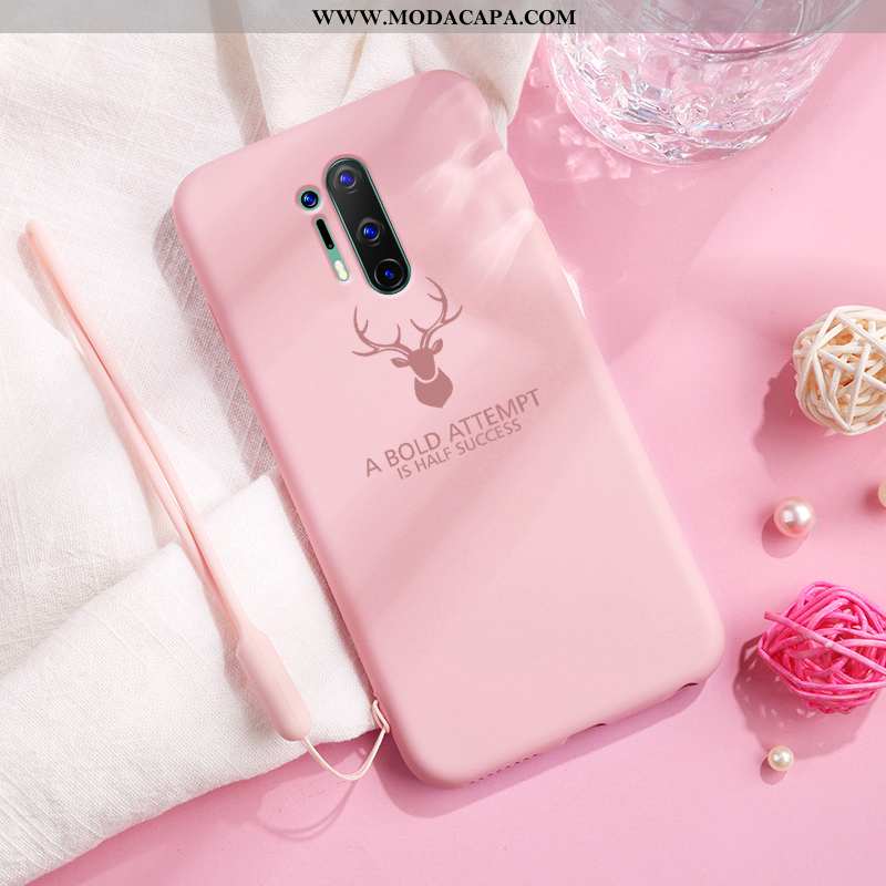 Capa Oneplus 8 Pro Silicone Redinha Completa Capas Rosa Novas Casal Online