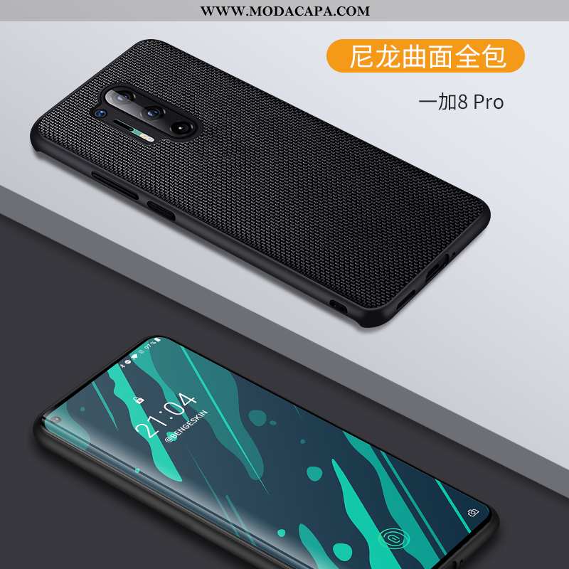 Capas Oneplus 8 Pro Transparente Super Completa Cases Protetoras Preto Baratas