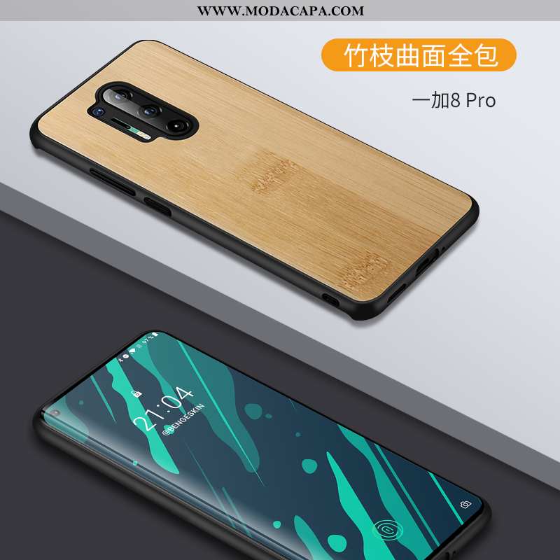 Capas Oneplus 8 Pro Transparente Super Completa Cases Protetoras Preto Baratas