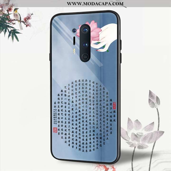 Capas Oneplus 8 Pro Vidro Telemóvel Personalizada Bege Florais Cases Protetoras Online