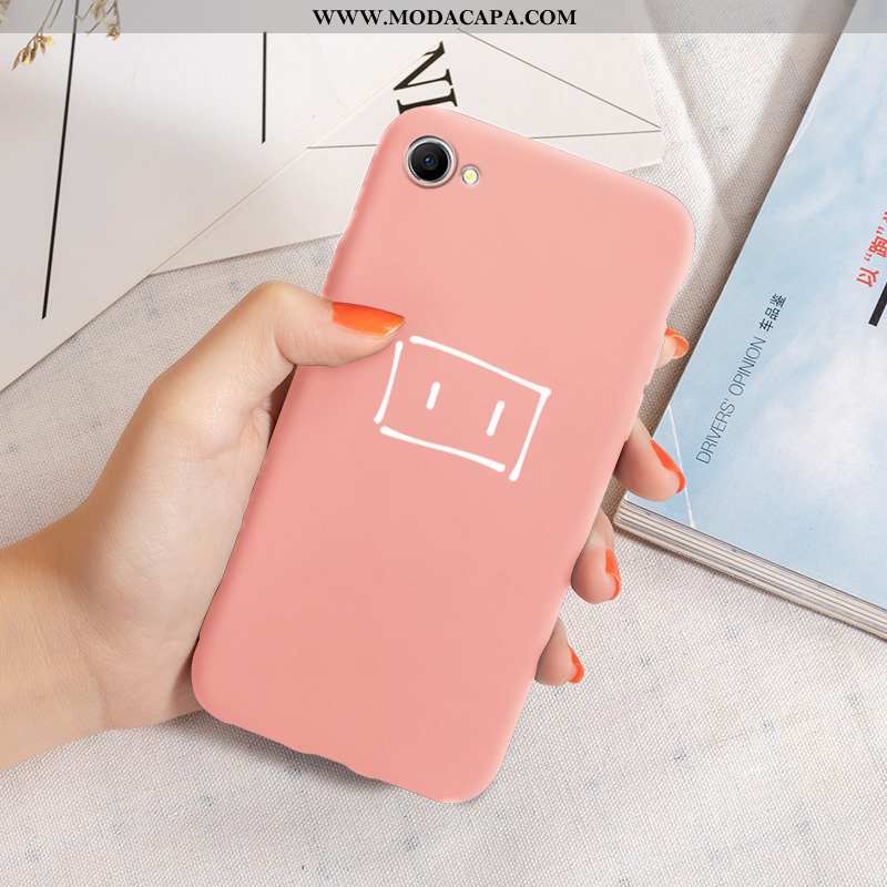 Capas Oppo A3 Fosco Soft Cinza Tendencia Silicone Antiqueda Baratos