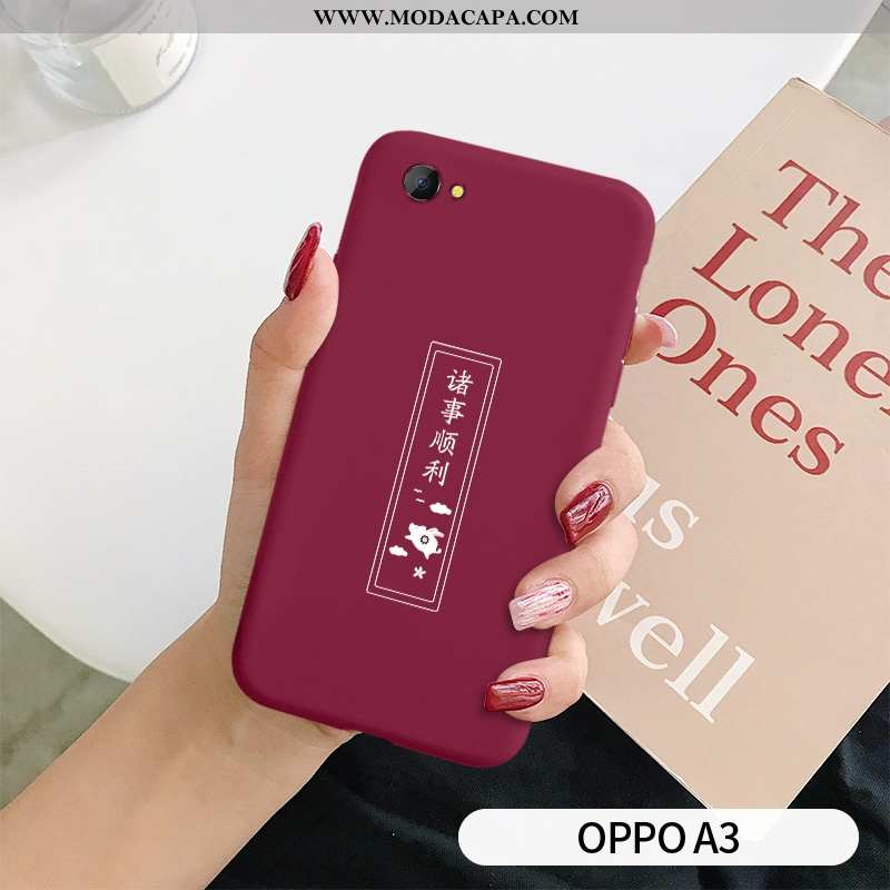 Capa Oppo A3 Protetoras Soft Vermelho Casal Capas Slim Moda Baratas