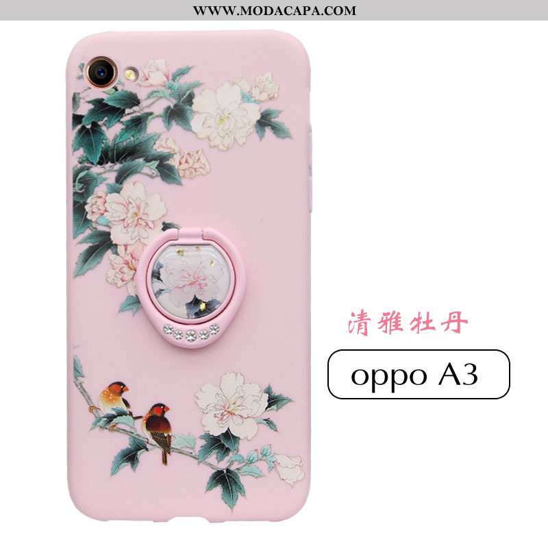 Capas Oppo A3 Fosco Criativas Silicone Completa Tendencia Personalizada Antiqueda Comprar