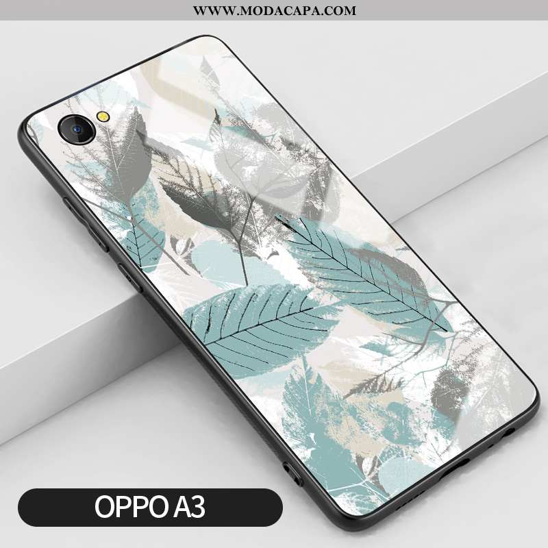 Capa Oppo A3 Silicone Resistente Antiqueda Novas Malha Telemóvel Verde Comprar