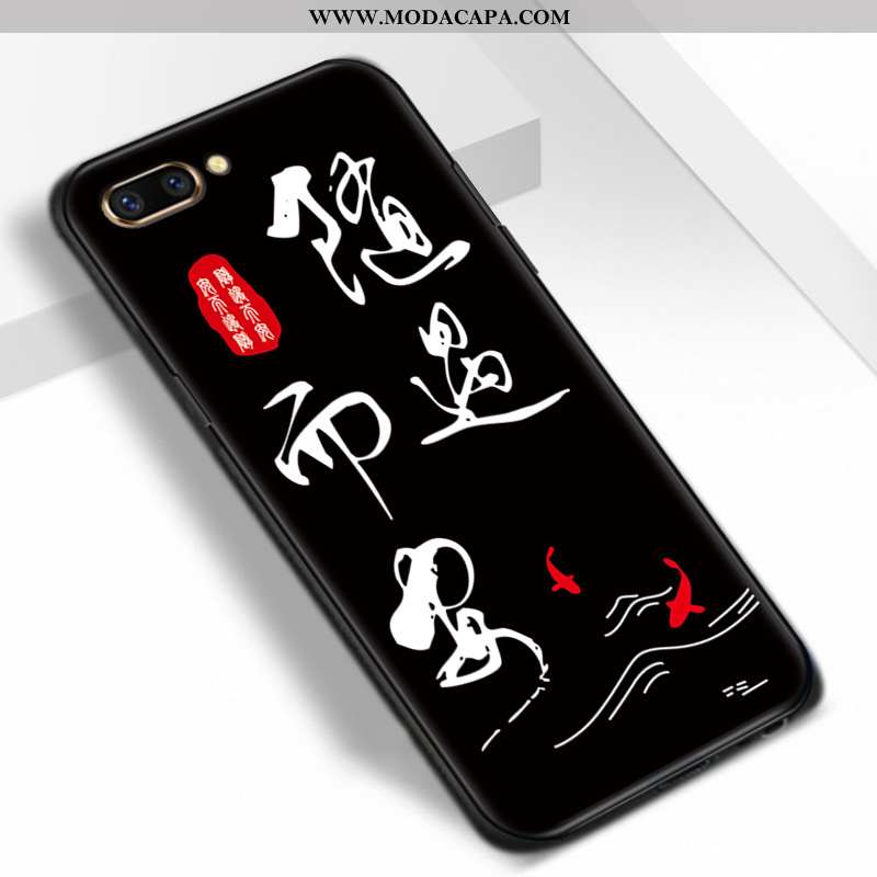 Capa Oppo A5 Desenho Animado Antiqueda Cases Silicone Capas Telemóvel Legais Barato