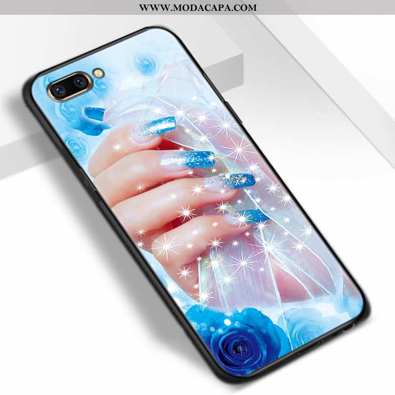 Capa Oppo A5 Desenho Animado Antiqueda Cases Silicone Capas Telemóvel Legais Barato