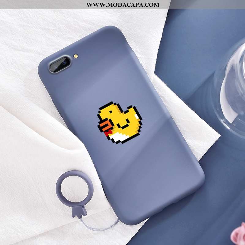 Capas Oppo A5 Bonitos Rosa Silicone Azul Slim Cases Pato Venda