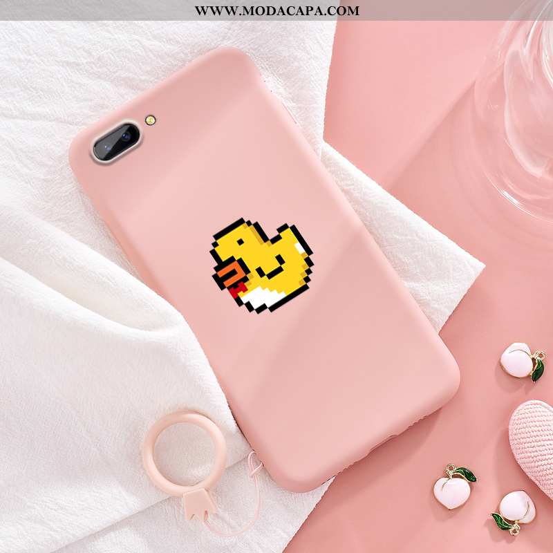 Capas Oppo A5 Bonitos Rosa Silicone Azul Slim Cases Pato Venda