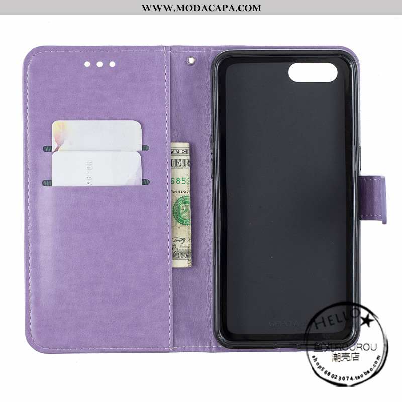 Capa Oppo A5 Protetoras Antiqueda Capas Completa Couro Telemóvel Cases Barato