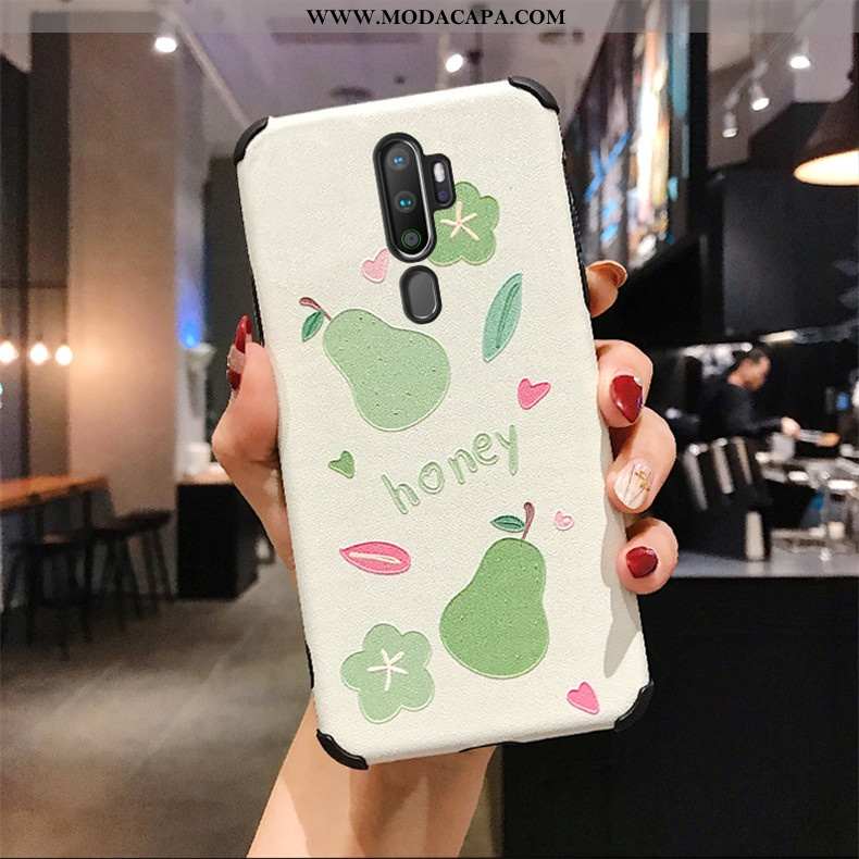 Capa Oppo A9 2020 Personalizada Soft Telemóvel Branco Seda Cases Capas Barato