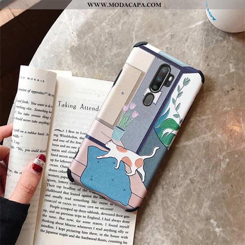 Capa Oppo A9 2020 Personalizada Soft Telemóvel Branco Seda Cases Capas Barato