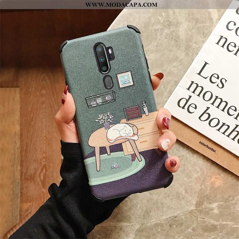 Capa Oppo A9 2020 Personalizada Soft Telemóvel Branco Seda Cases Capas Barato